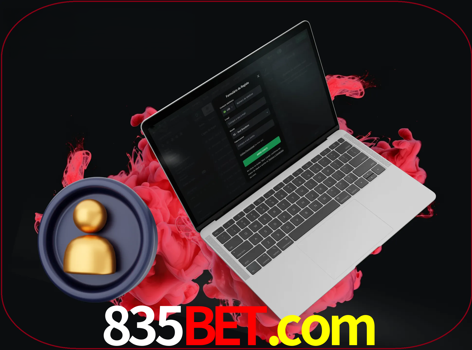 No cabeçalho do site 835bet, clique no botão que o levará a um formulário especial onde terá de introduzir as suas informações actuais.